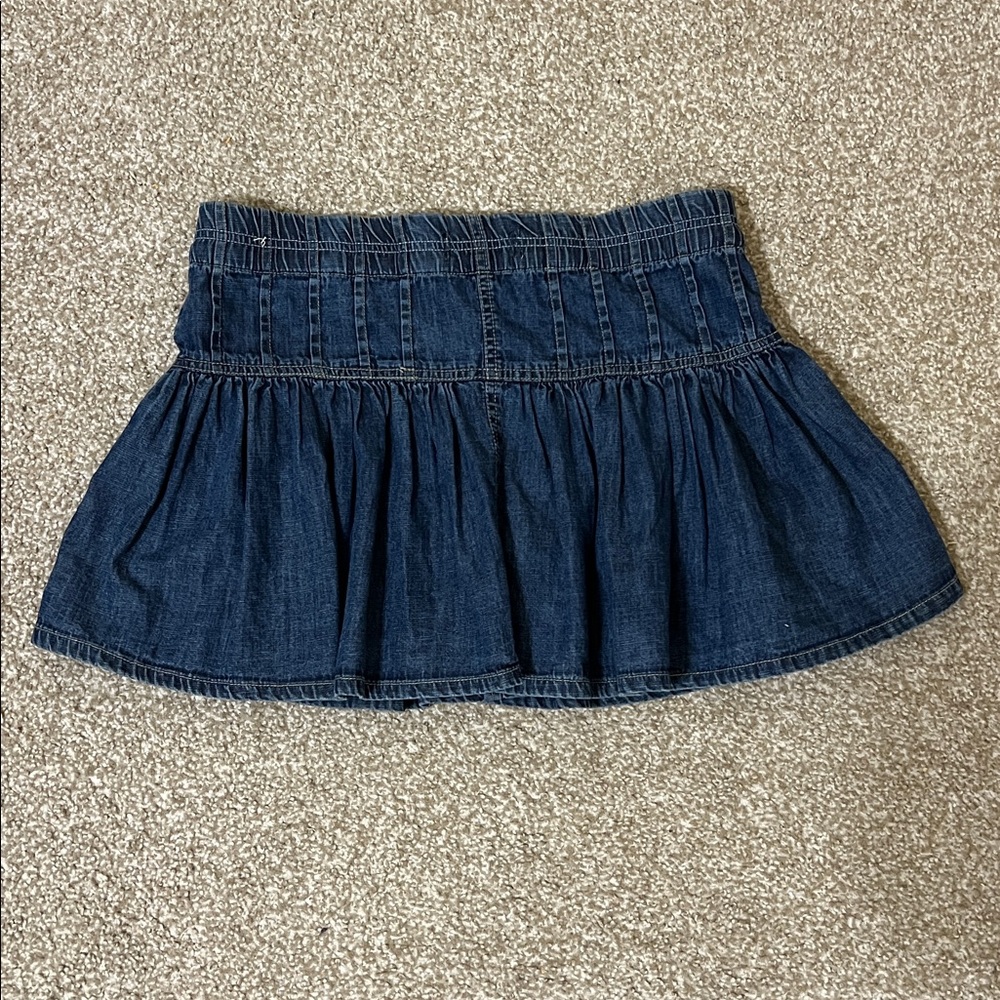 Free People We The Free Roselle Denim Mini Skirt in High Tide Women’s S - Picture 5 of 6